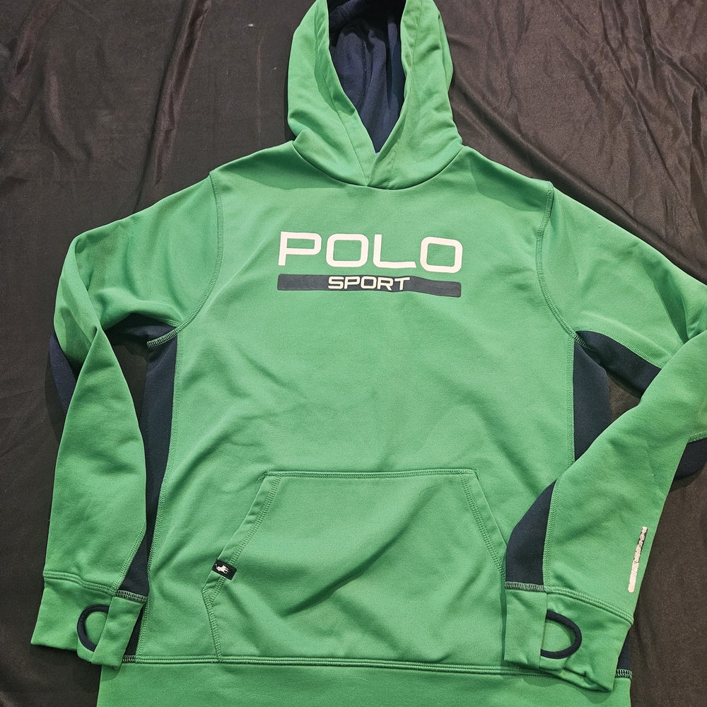 Polo by Ralph Lauren Green and Navy Hoodie